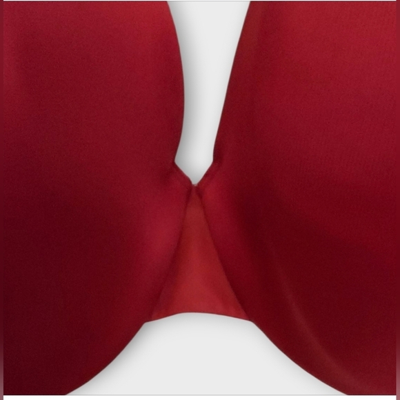 NWT Cacique Red Satin Full Coverage Support Solution Bra ~46C - Picture 3 of 6